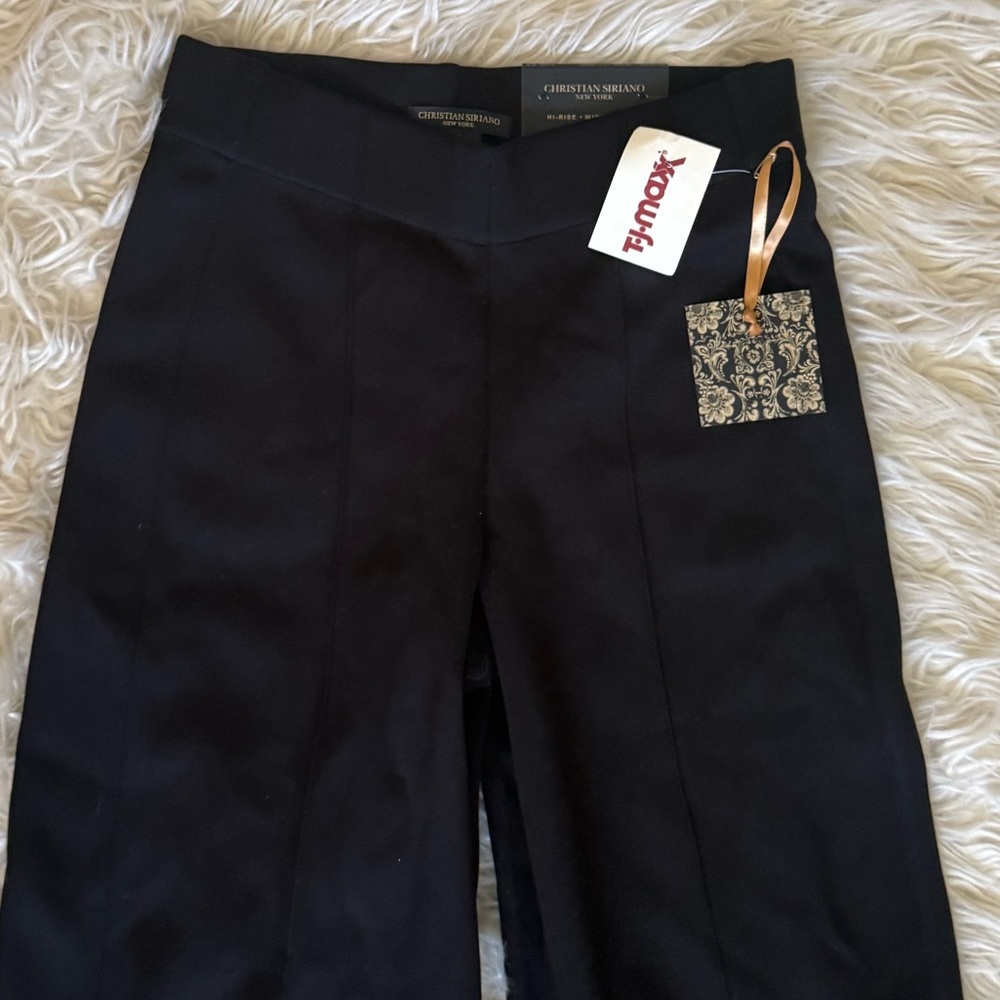 Christian Siriano Hi-Rise wide leg  Black womens Dress Pants - Picture 3 of 8